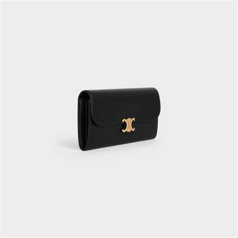 celine wallet on chain black|celine wallets for women.